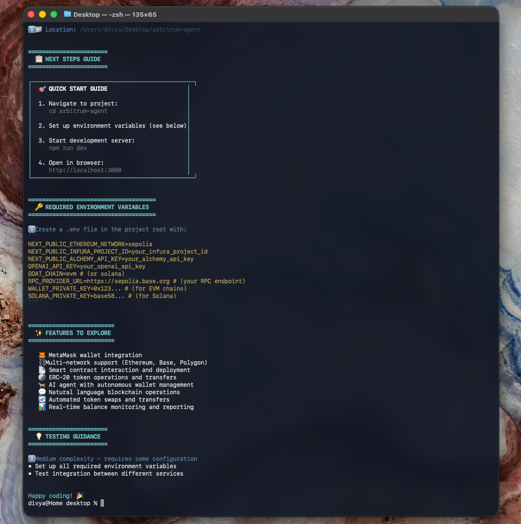 Step 1: Generate the project