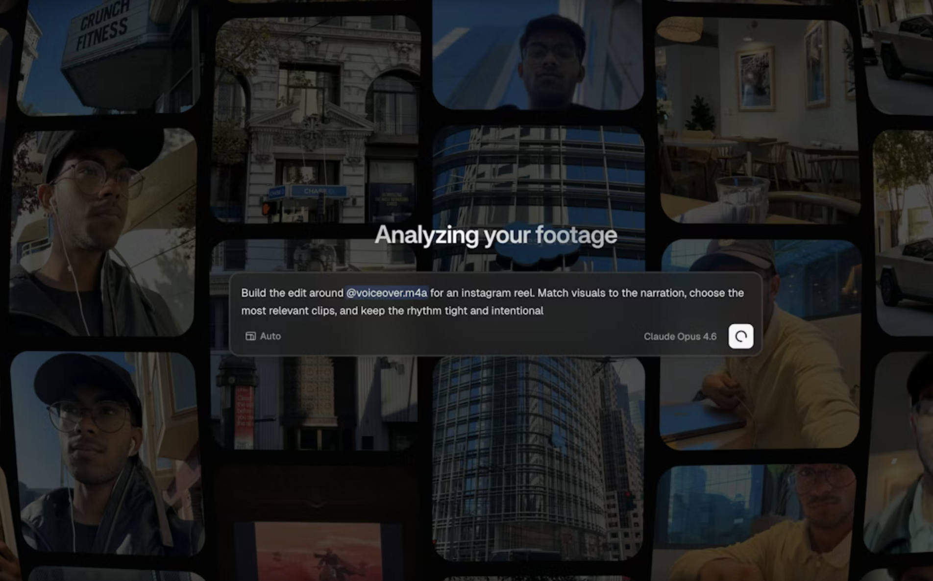 Cardboard AI processing your video edit