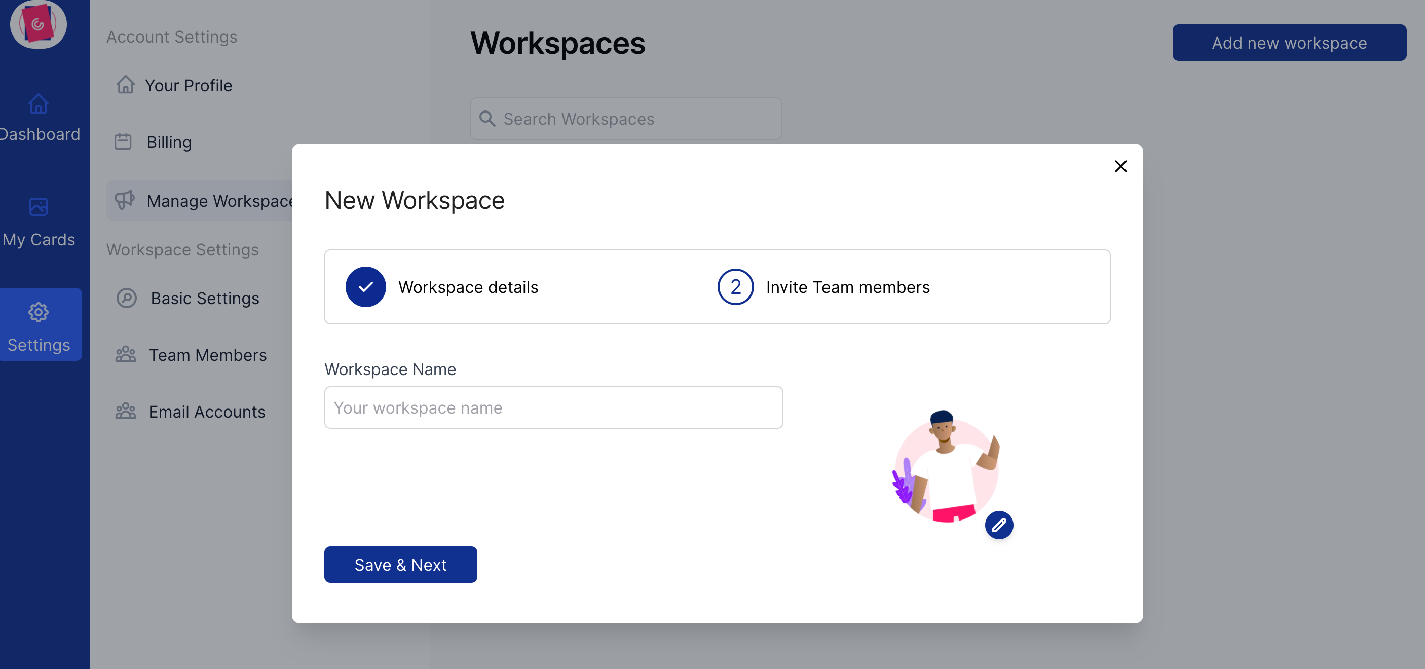 Workspace Name Setup