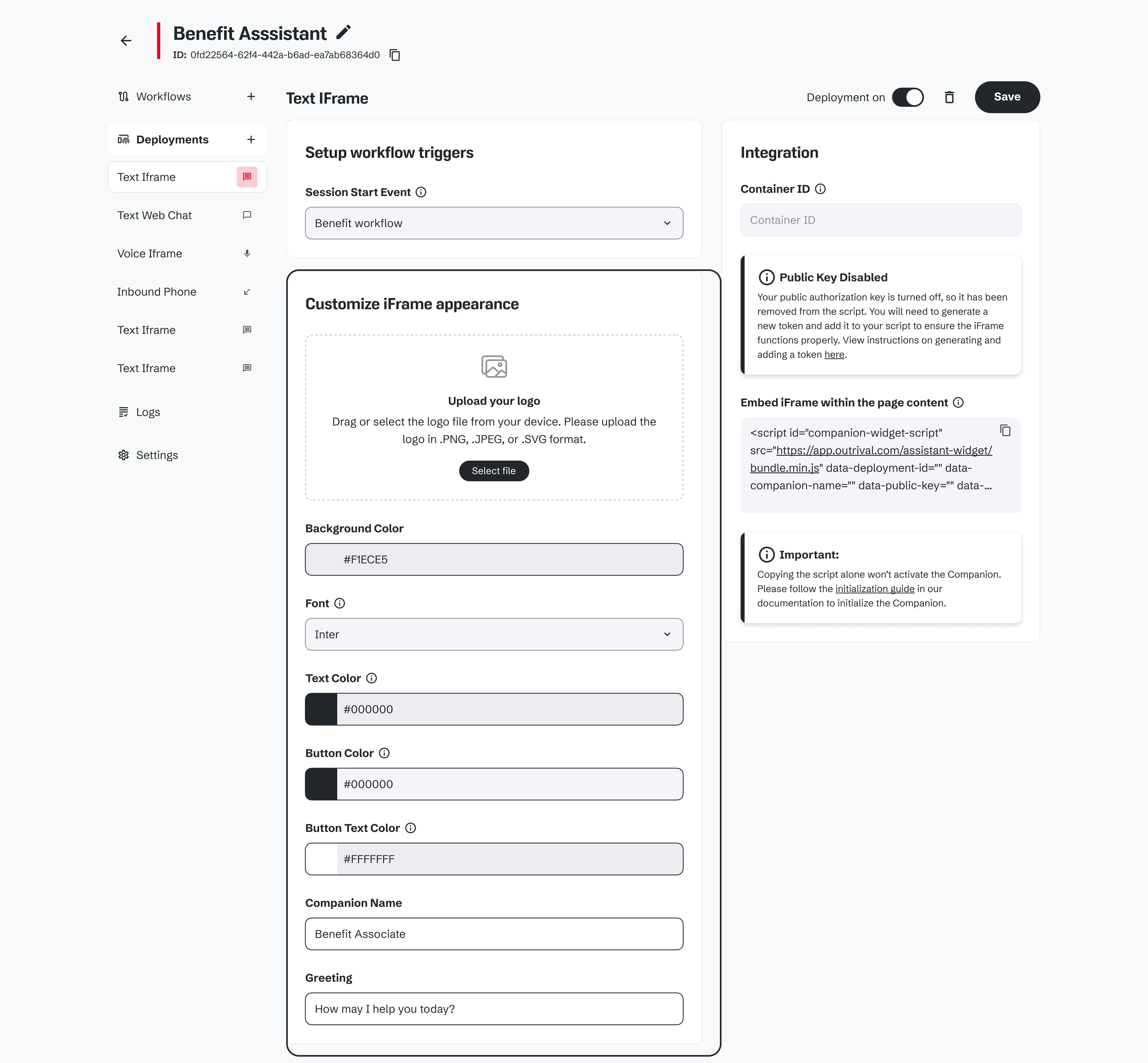 Customize Deployment