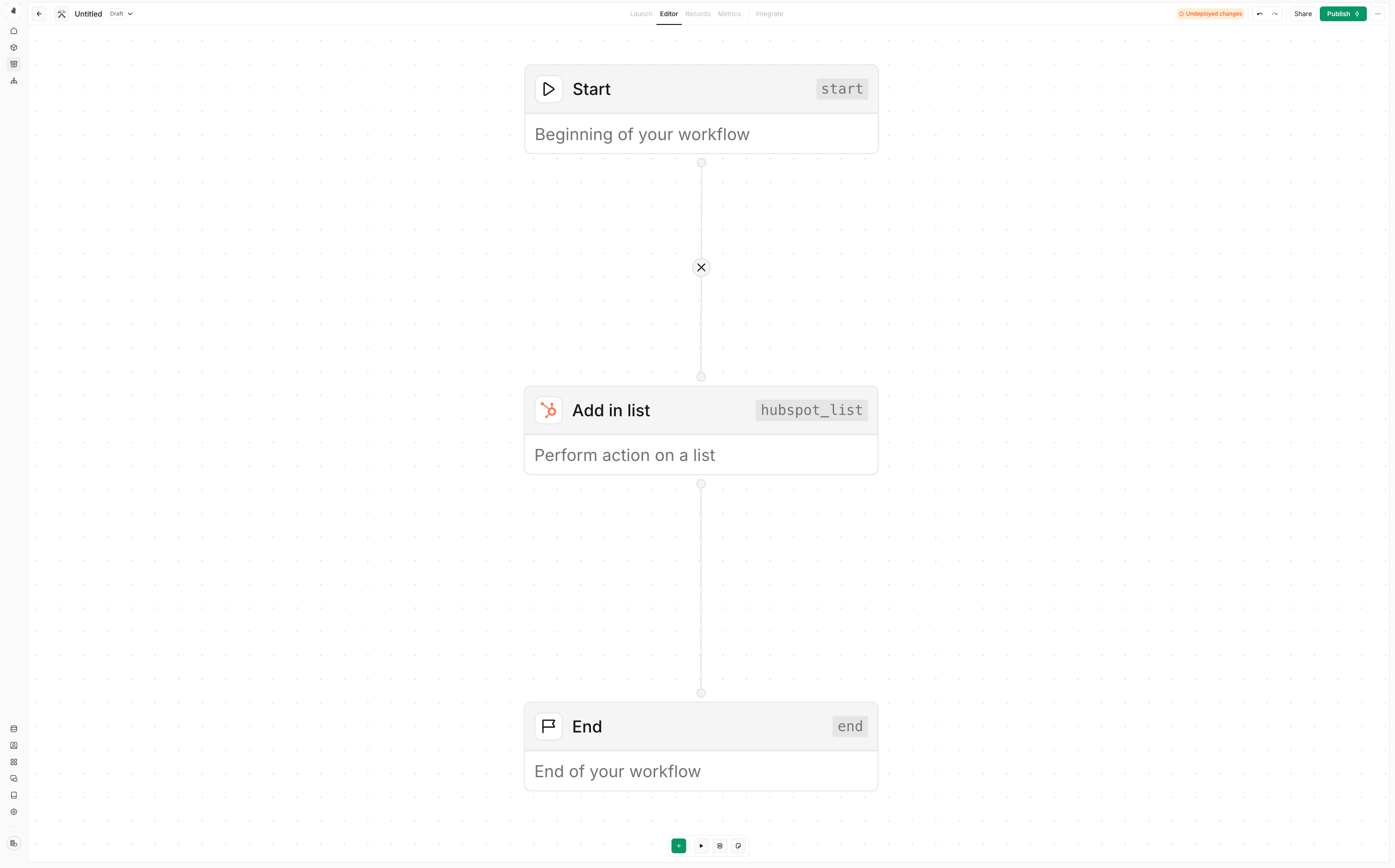 Delete a node connection