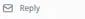Close-up of an email message in the Inbox timeline with the Reply button highlighted
