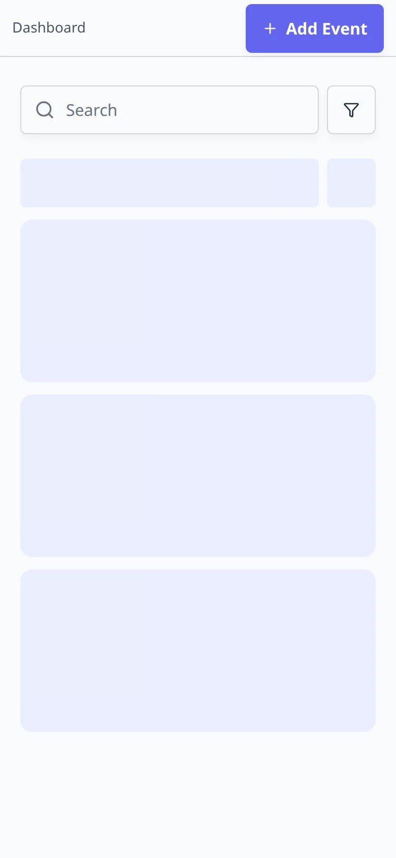 Phone dashboard showing the bottom navigation bar with Home, Scan, New, and Menu icons