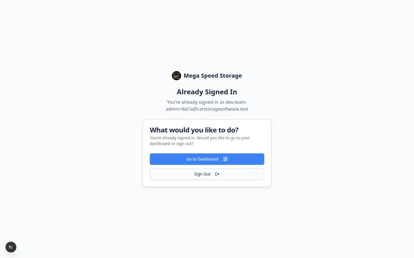 Shareable links card labeled Customer login with Copy and Open buttons