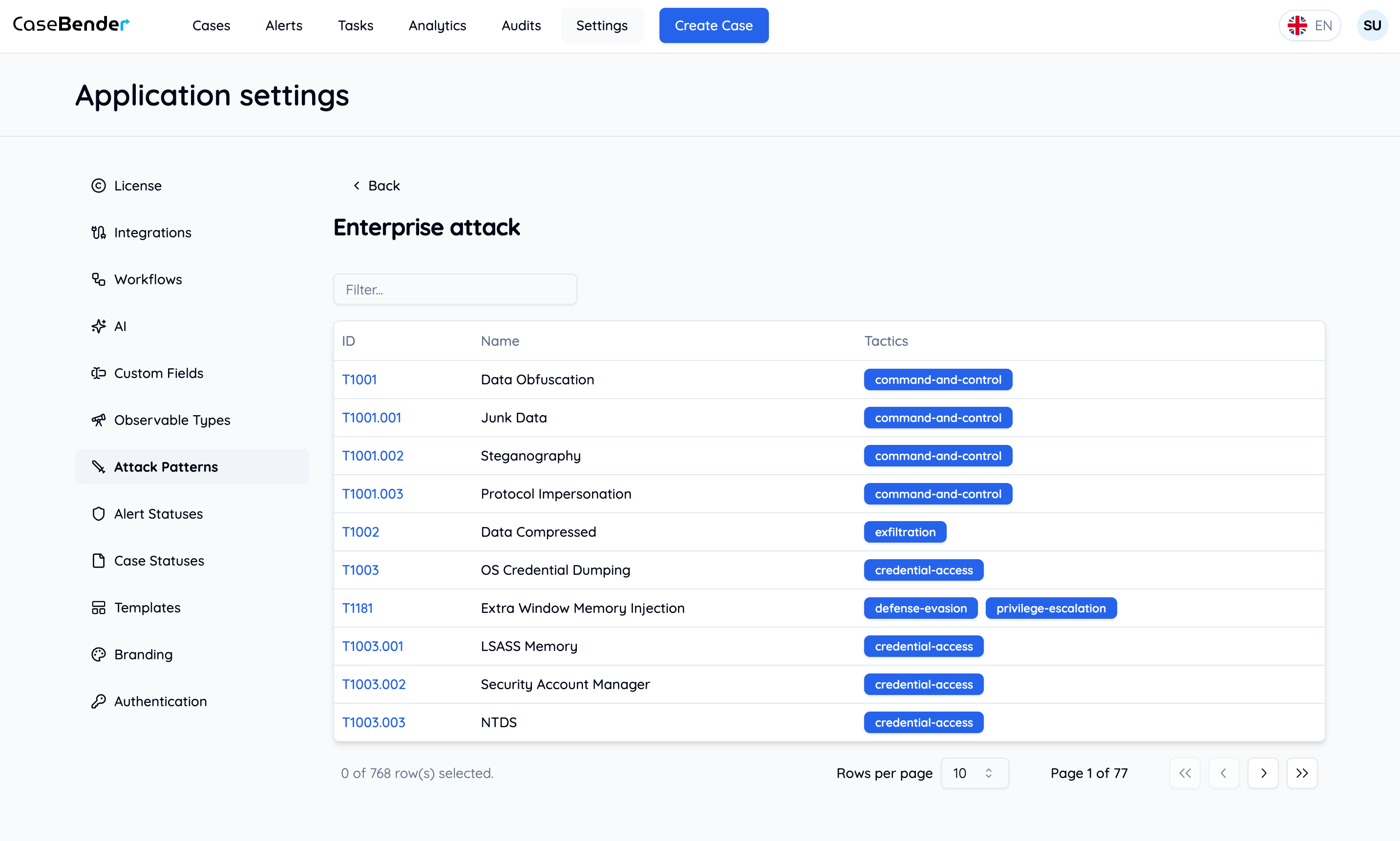 Attack Patterns - CaseBender