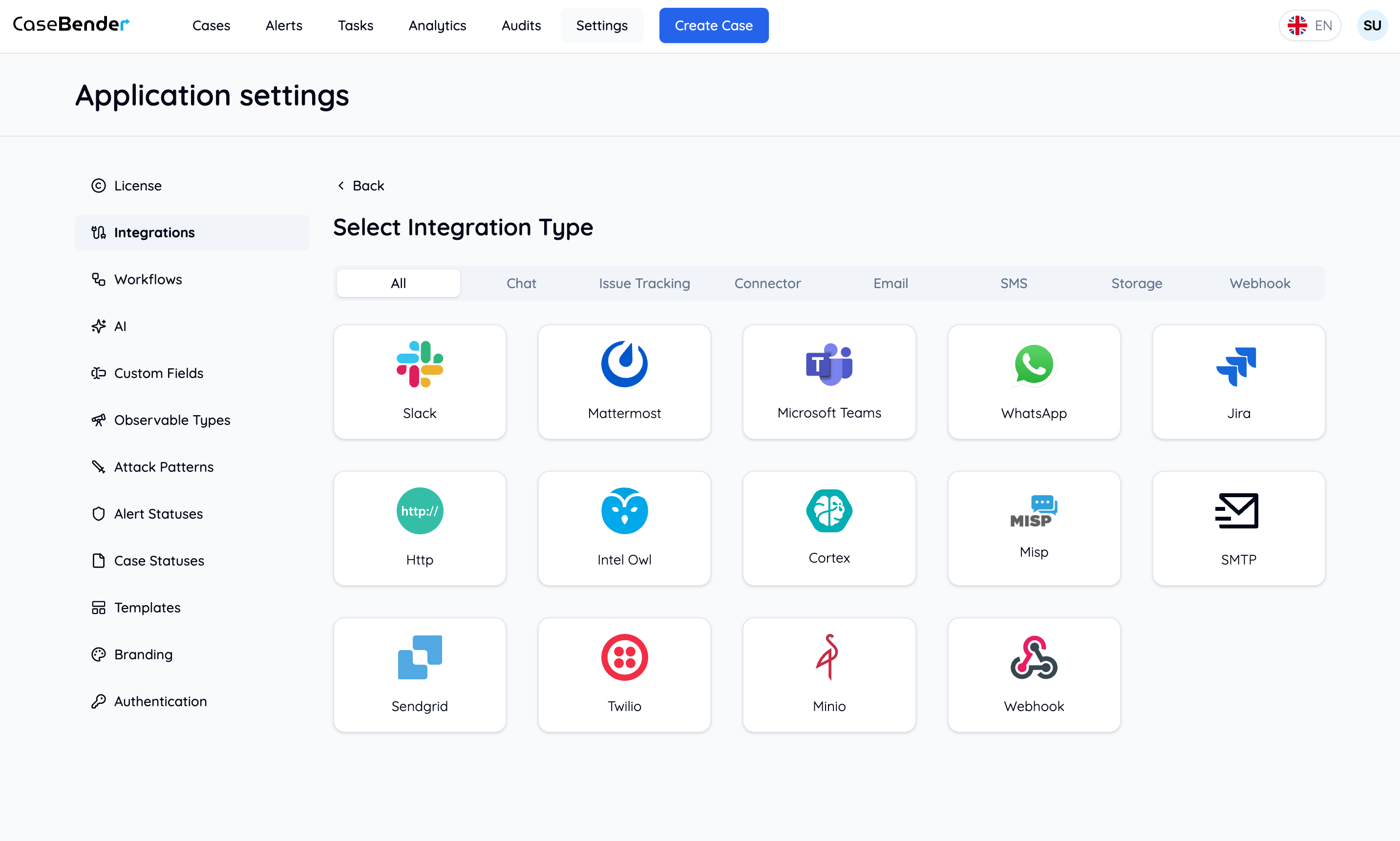 Available Integrations Light