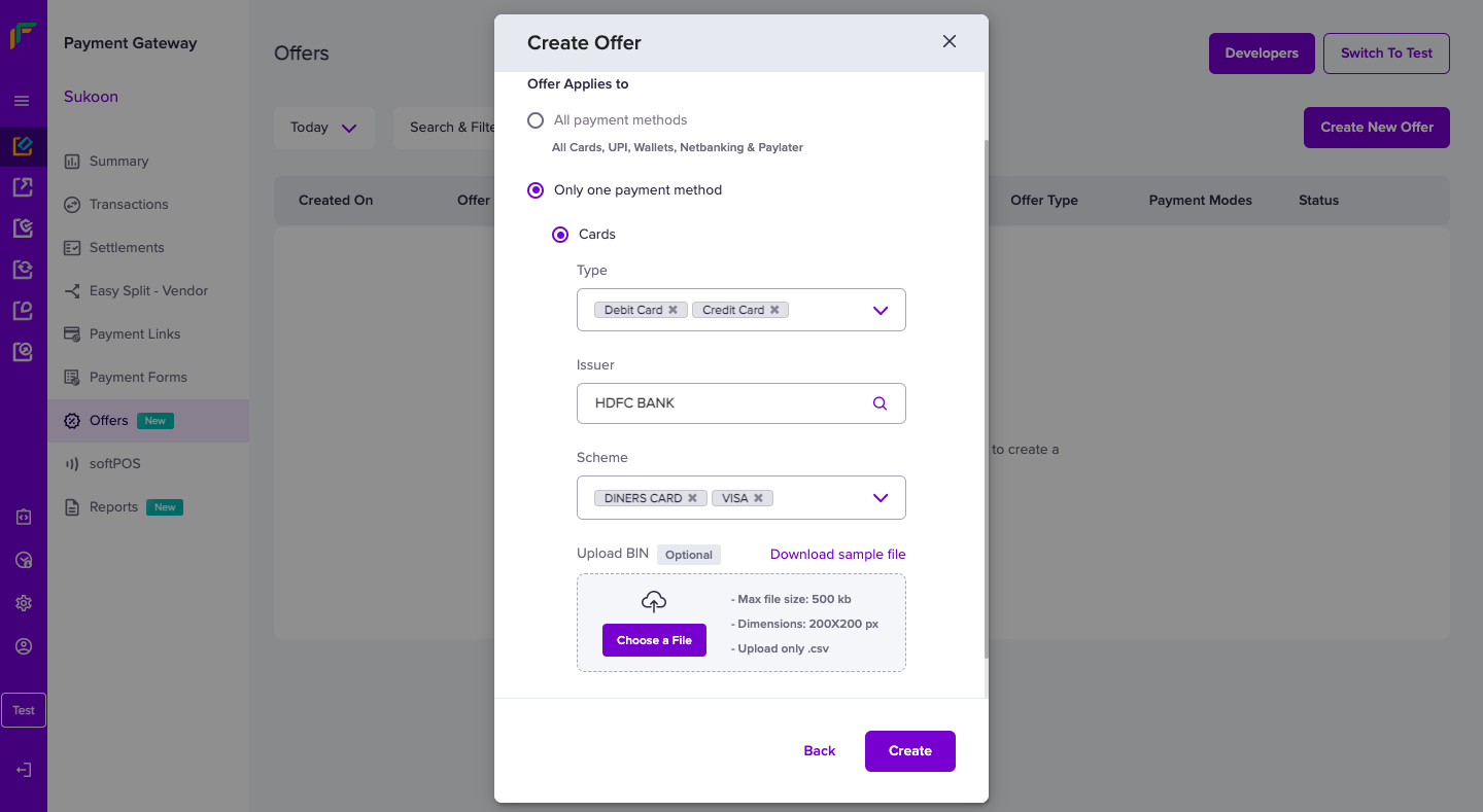 Payment Methods