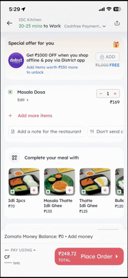 Card Link Experience on Seamless Checkout
