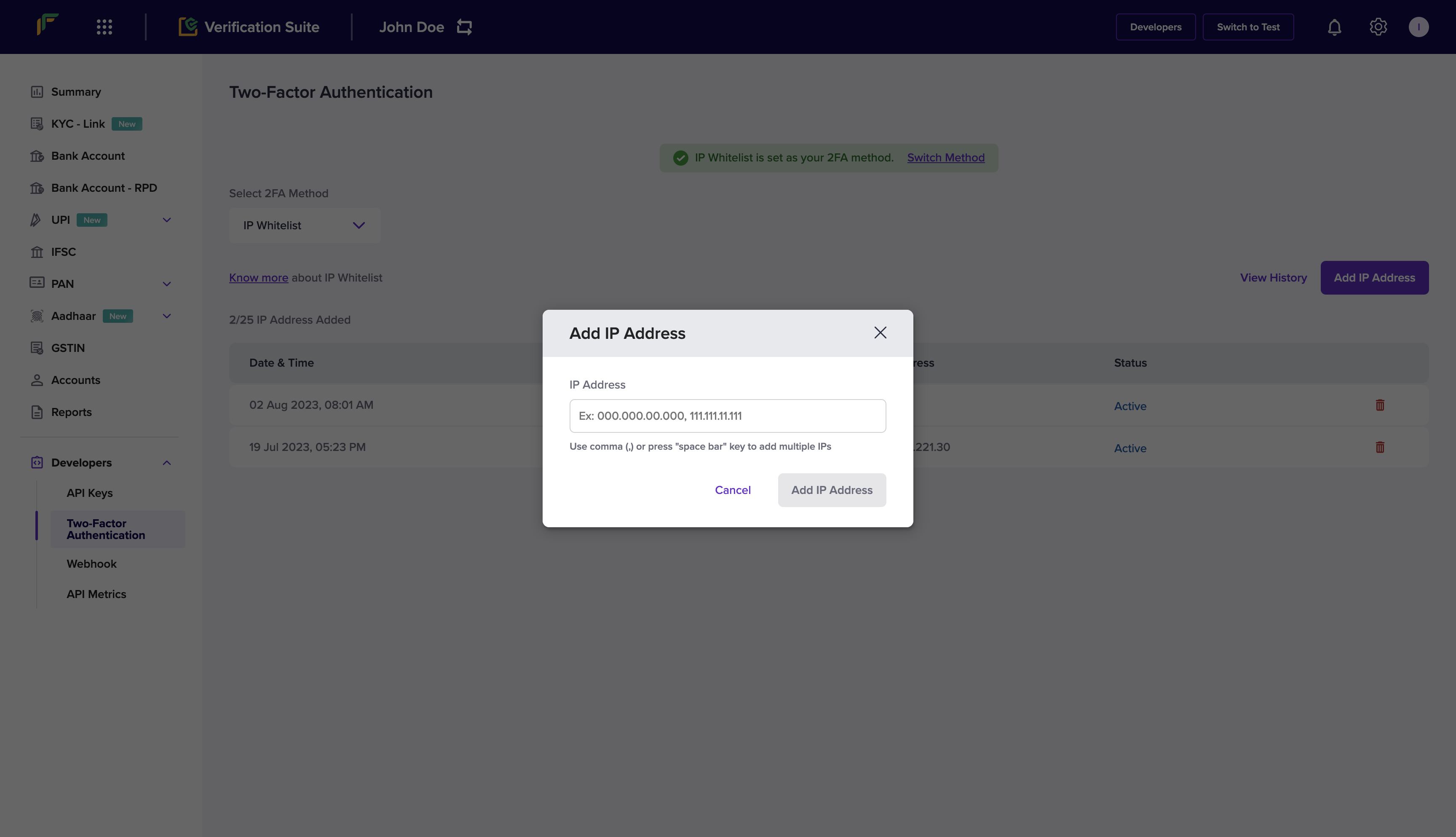 Cashfree Payments Developer Documentation