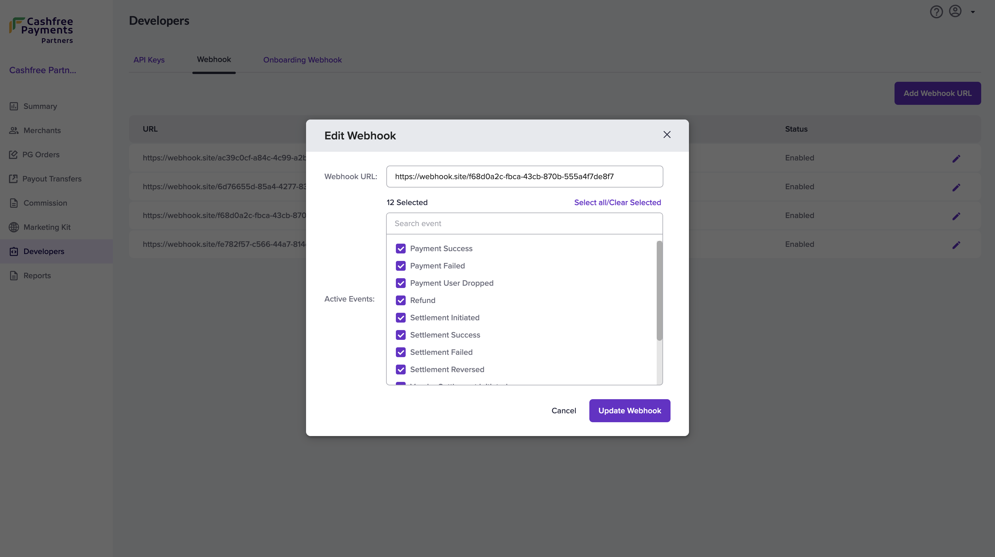Embedded Dashboard Setup | Cashfree Payments