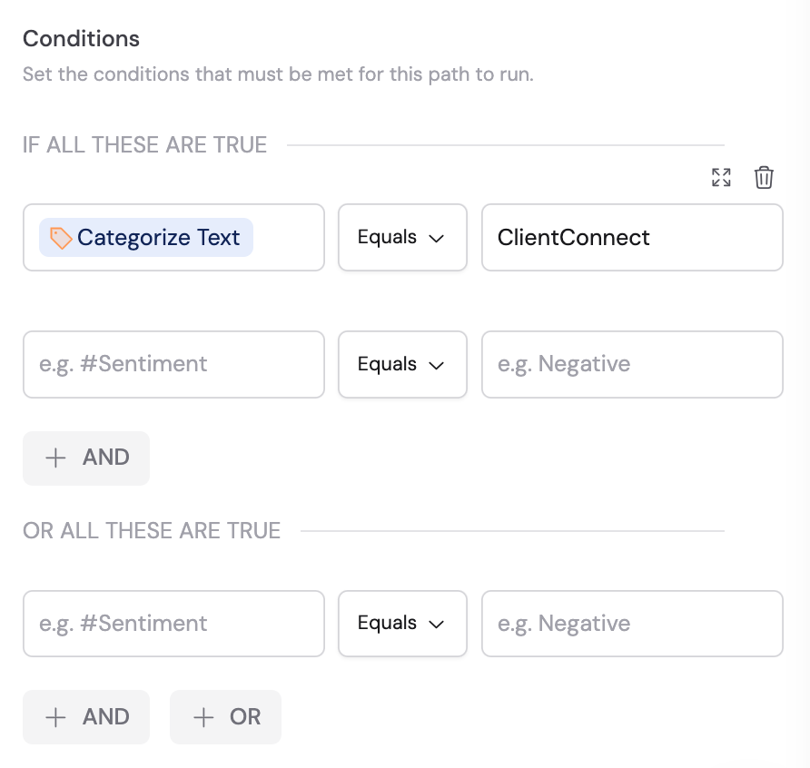 Multiple conditions with And/Or operators