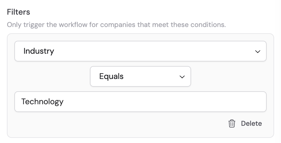 Adding a filter condition to the HubSpot Record Updated trigger