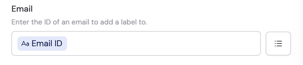 Searching for an email to label