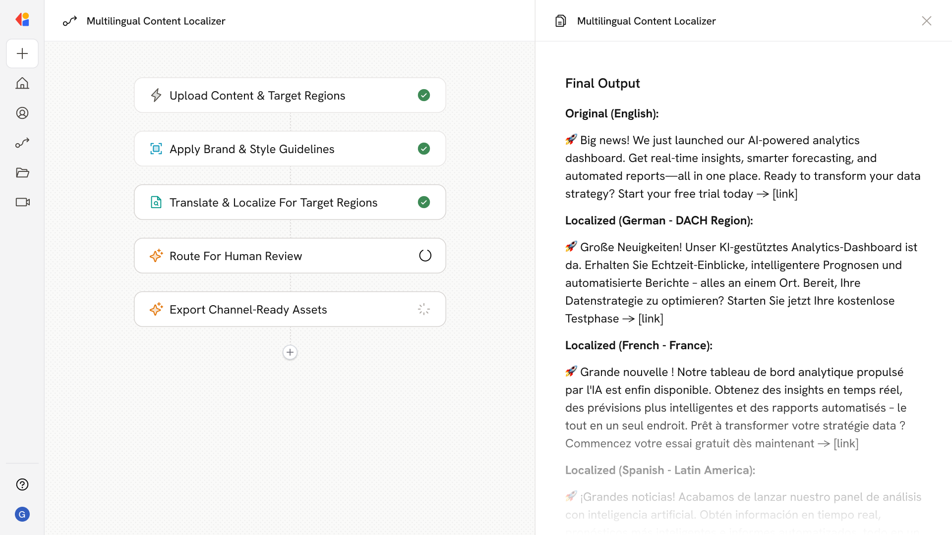 Multilingual Content Localizer