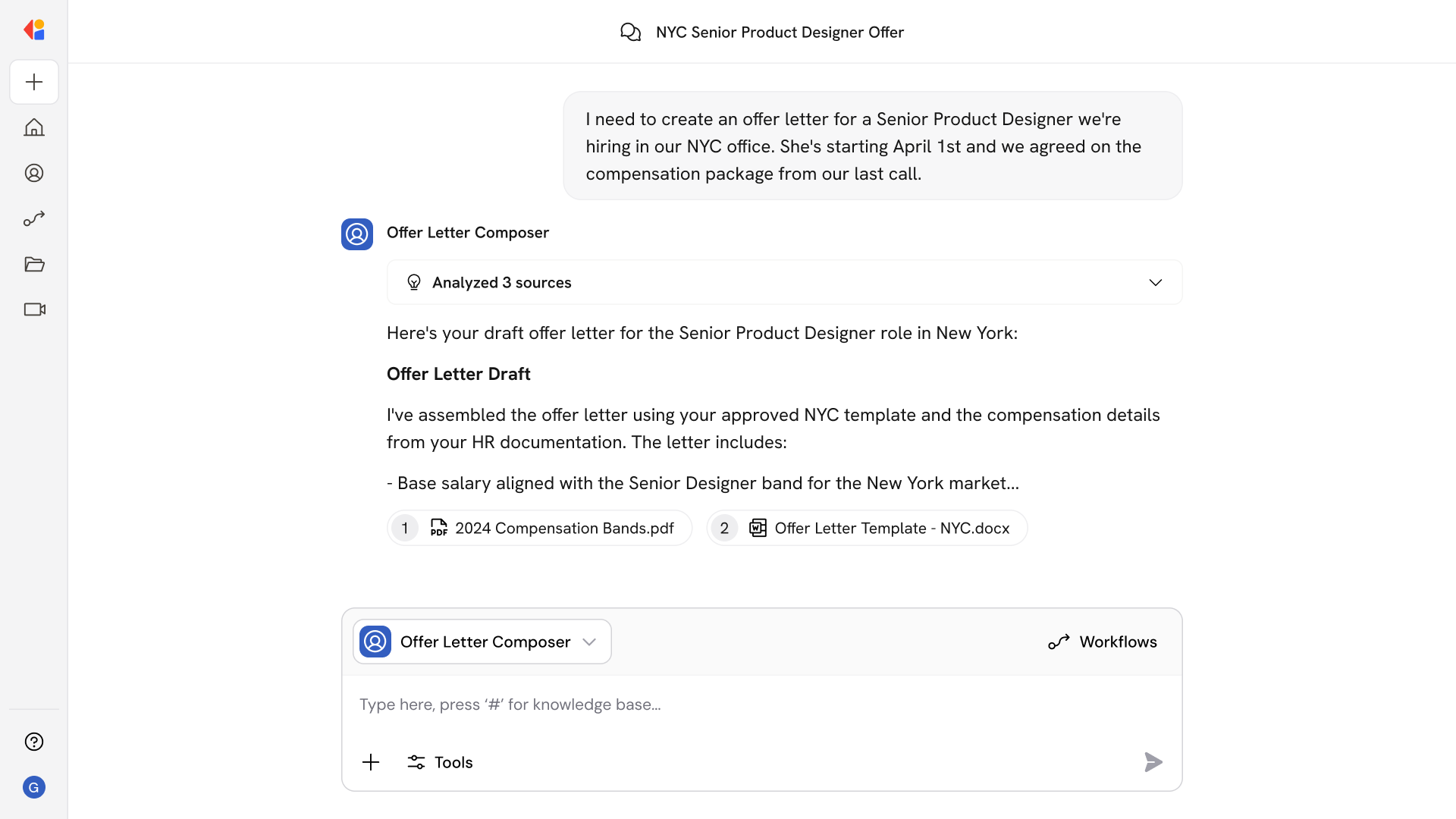 Offer Letter Composer