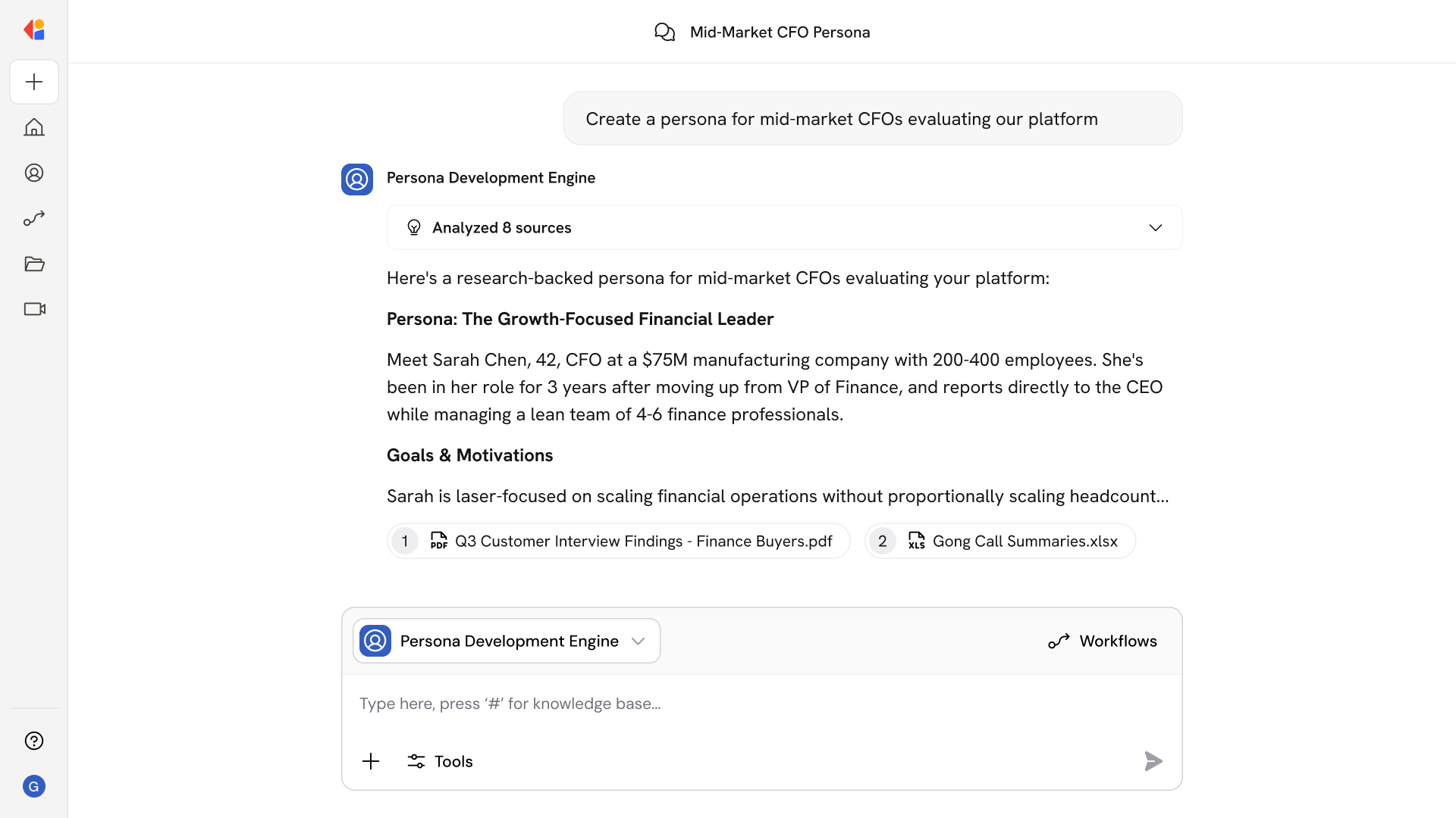 Persona Development Engine