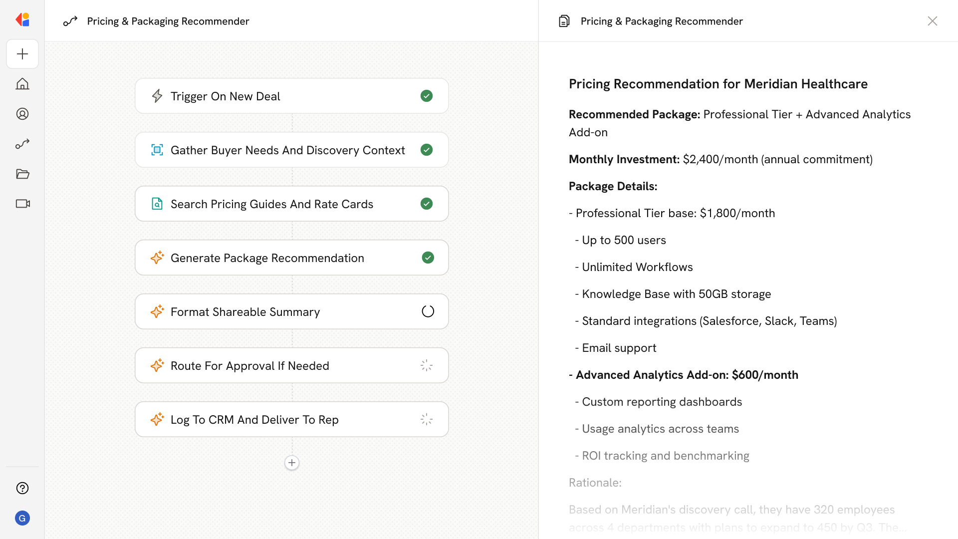 Pricing and Packaging Recommender