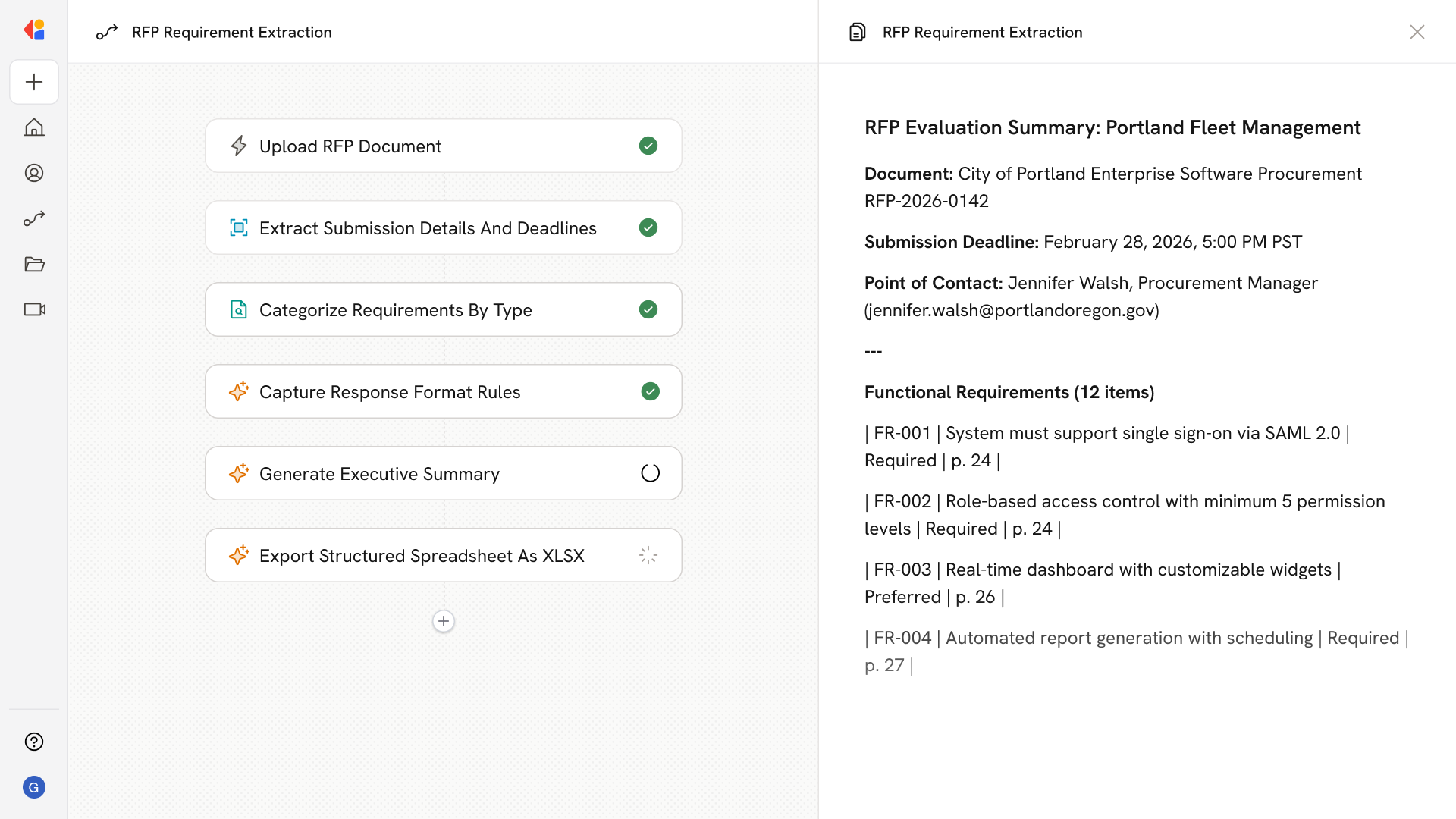 RFP Requirement Extraction