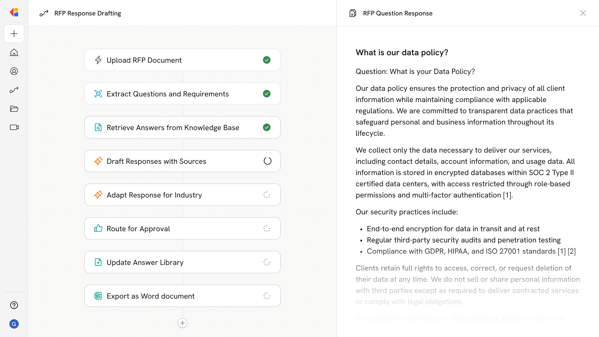 RFP Response Drafting