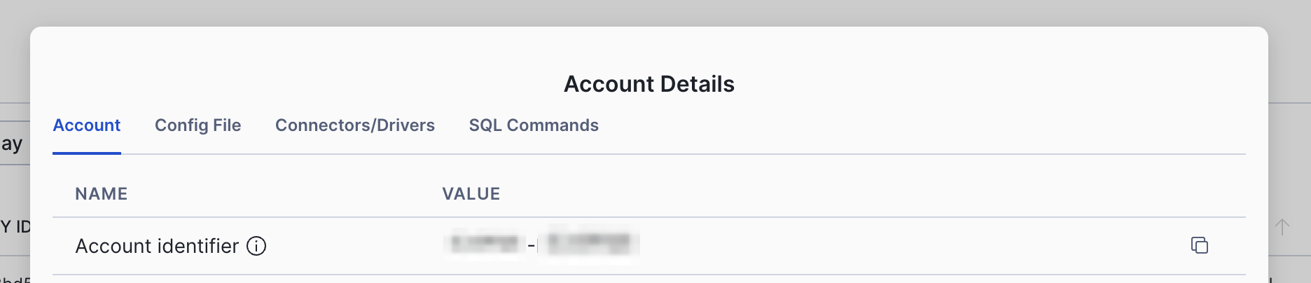 Sharing permissions configuration