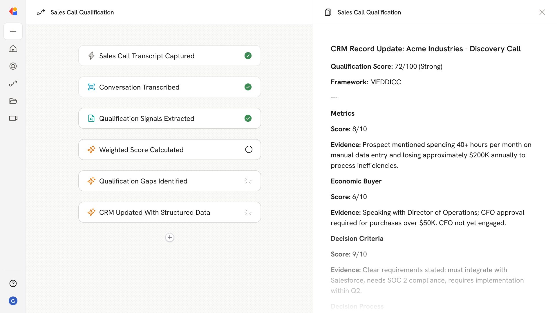 Conversation Lead Qualifier