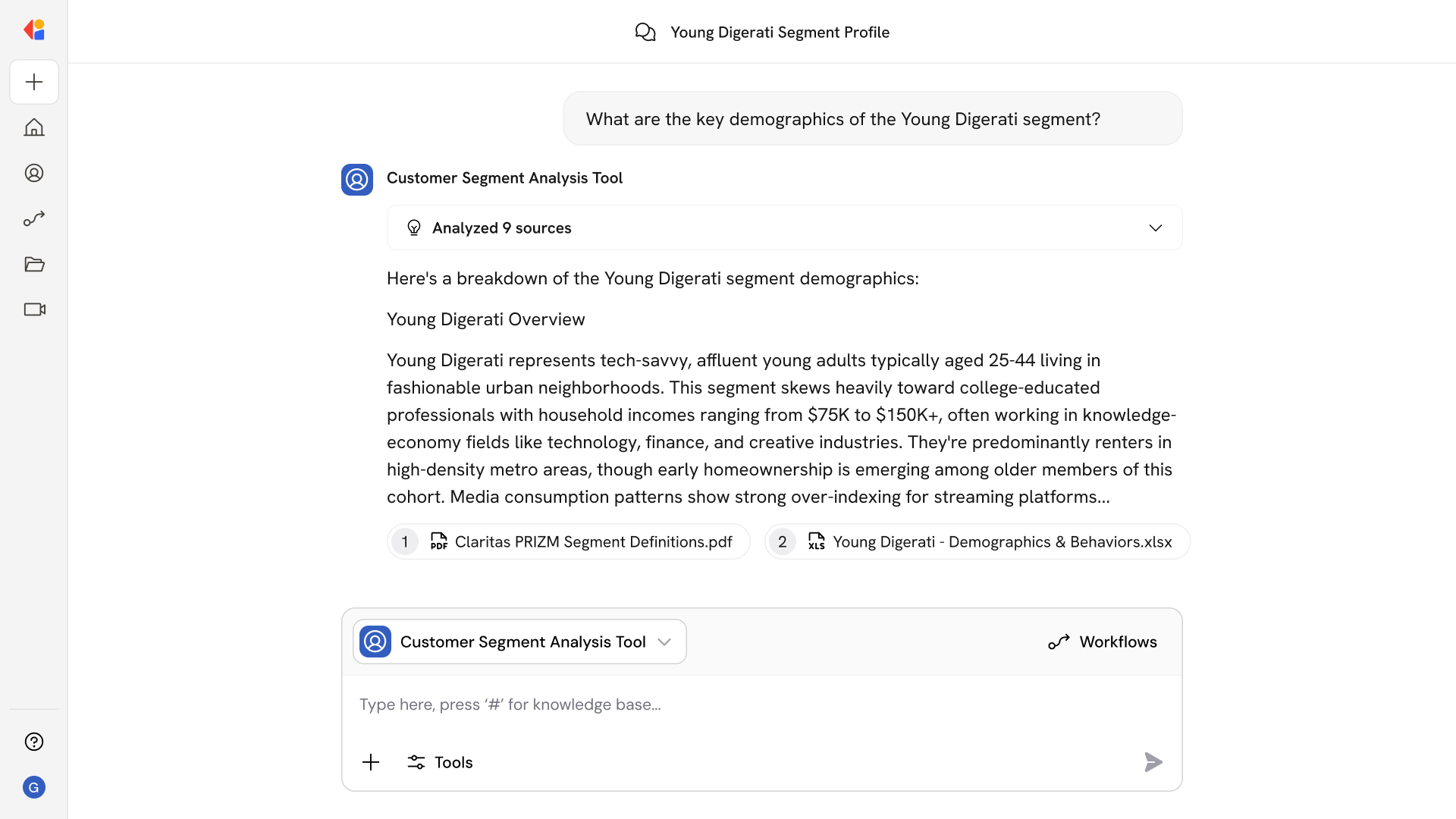 Customer Segment Analysis Tool