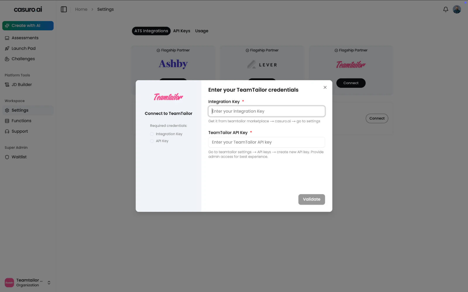 Configuration Form