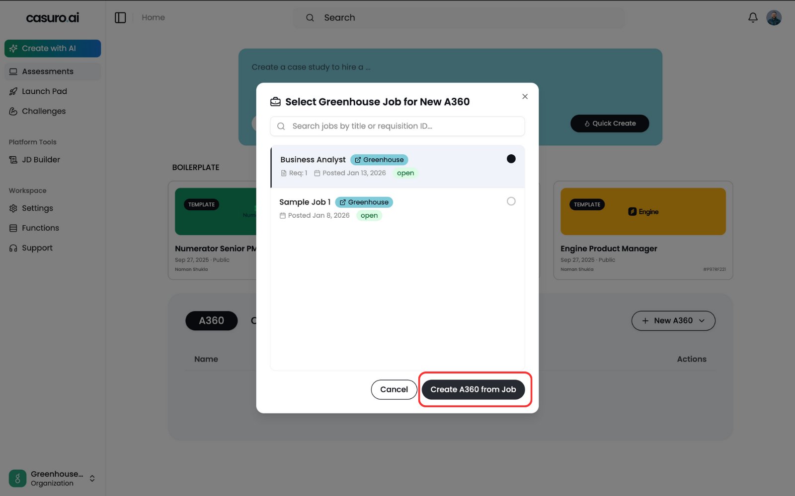 Select Job