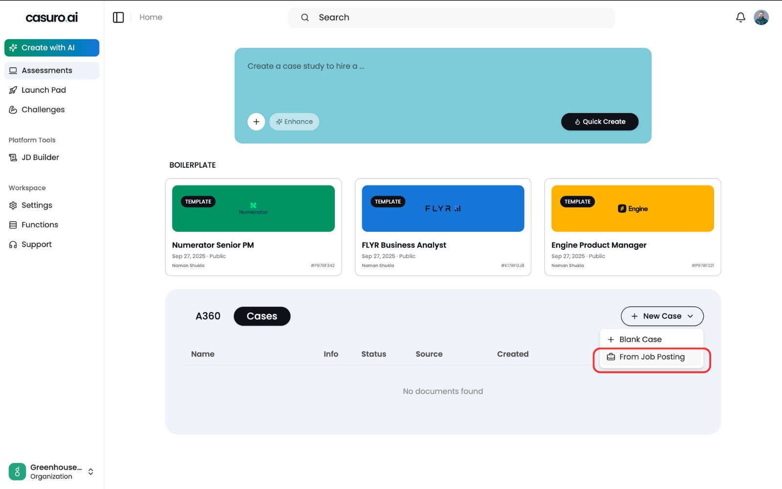 Create Case Study