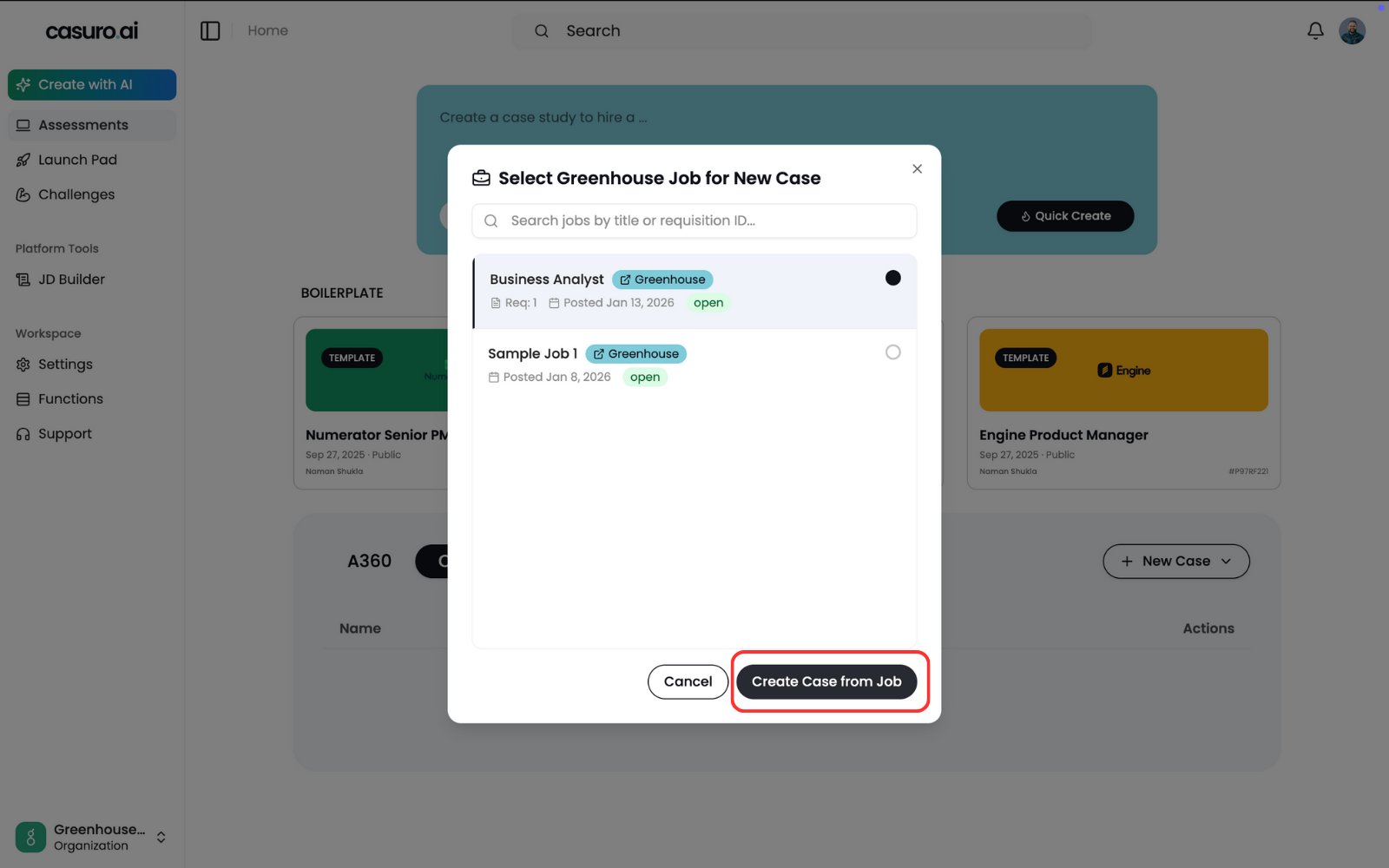 Select Job