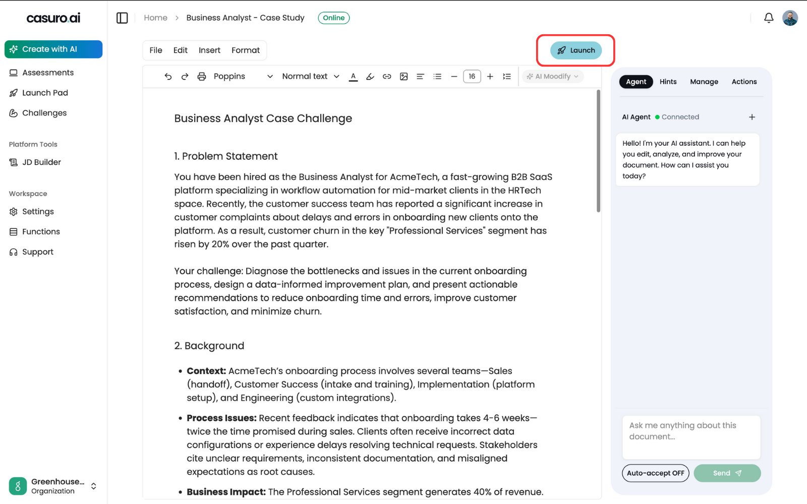 Launch Case Study
