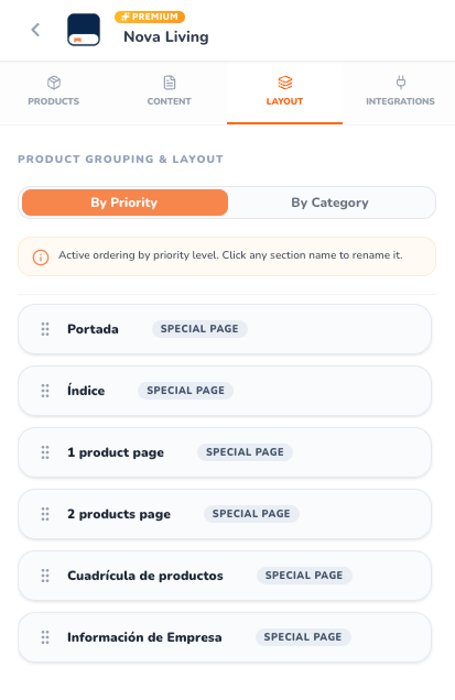 Layout Tab By Priority Light Mode