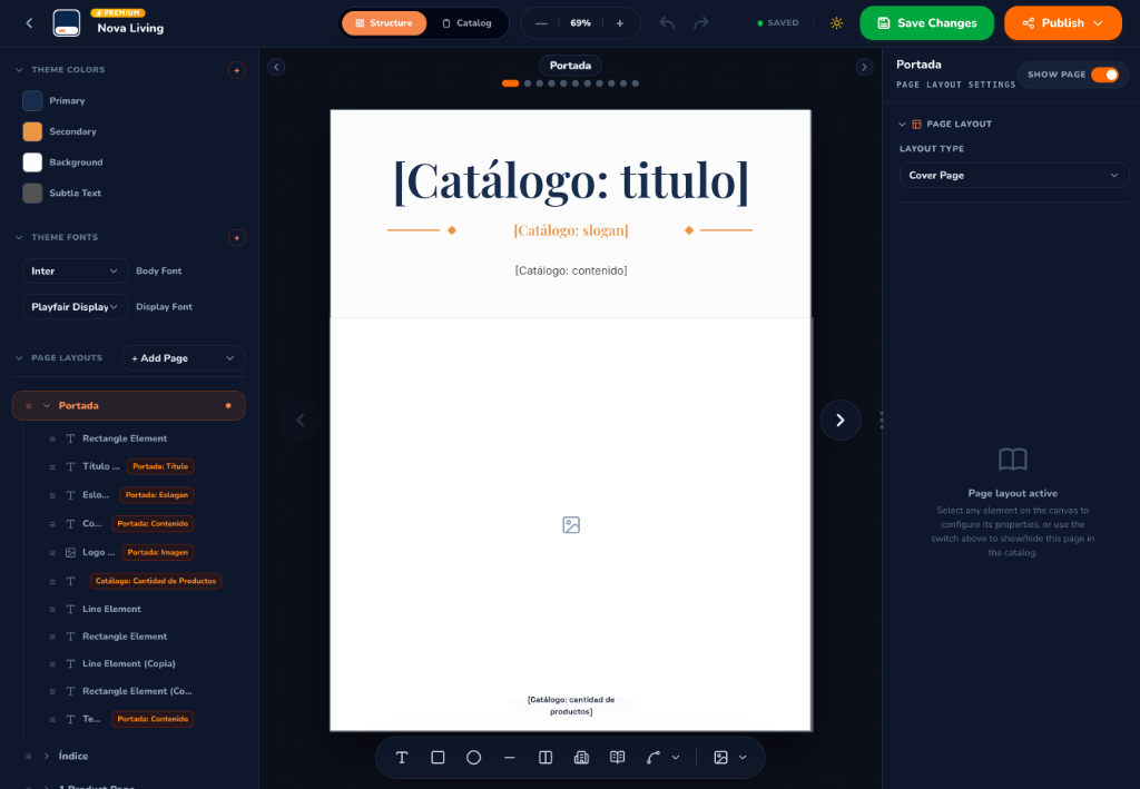 Template Builder Dark Mode