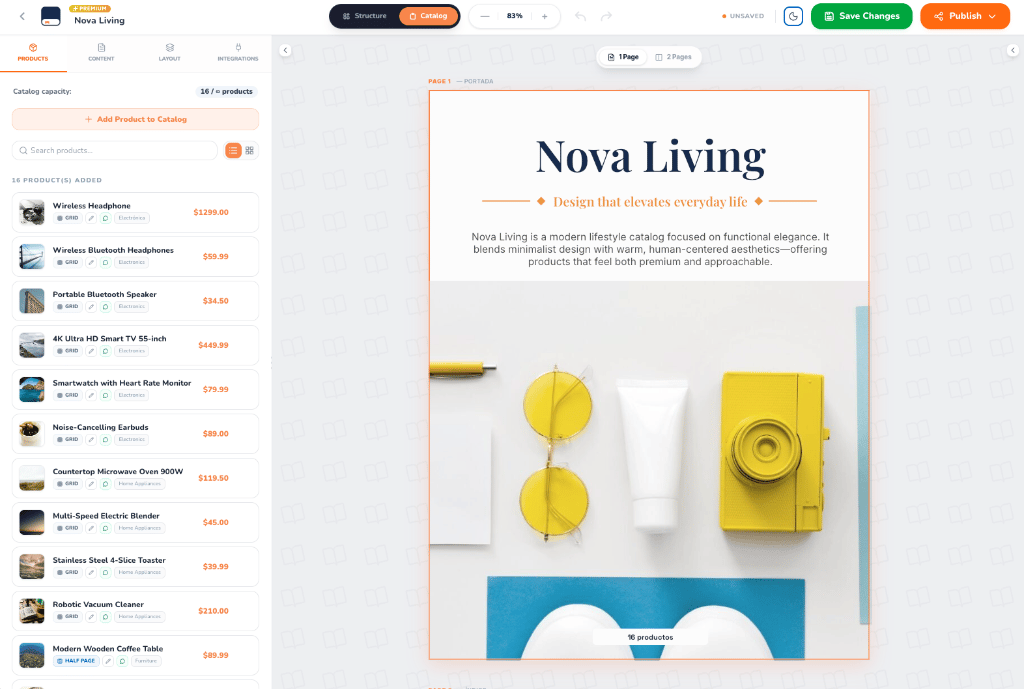 Catalog Editor Light Mode