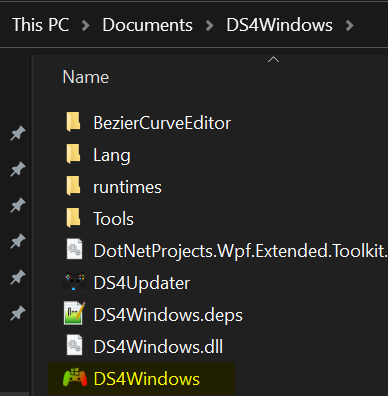 Run DS4Windows
