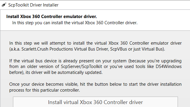 ScpToolkit driver installer