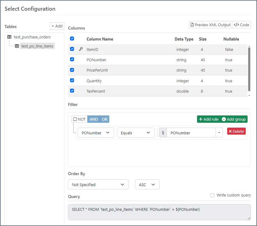 MySQL Select configuration with full parent-child relationship