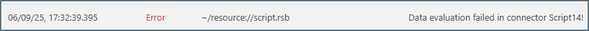 Python log result in the Activity log