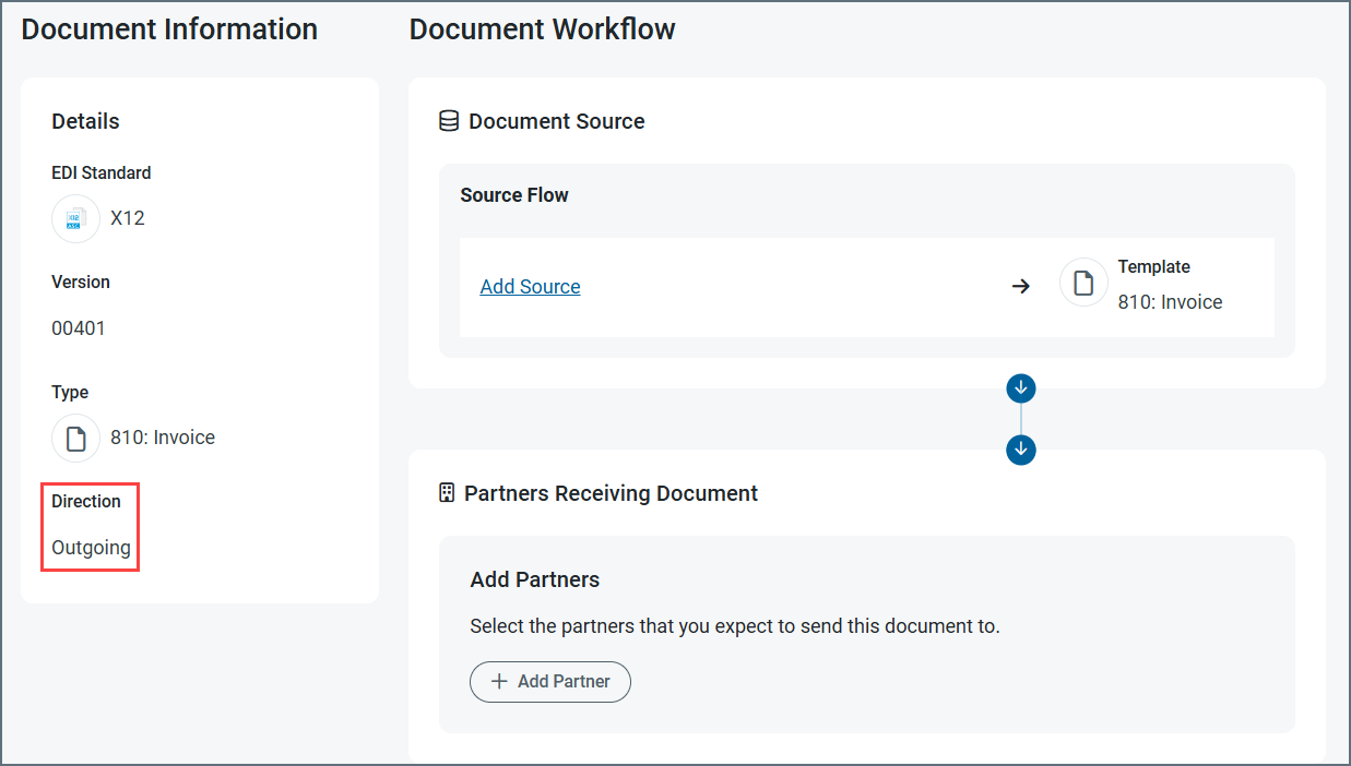 Document workflow page