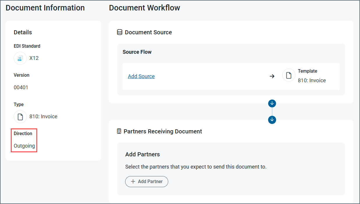 Document workflow page