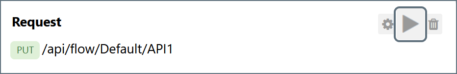 Opening the Flow API testing pane