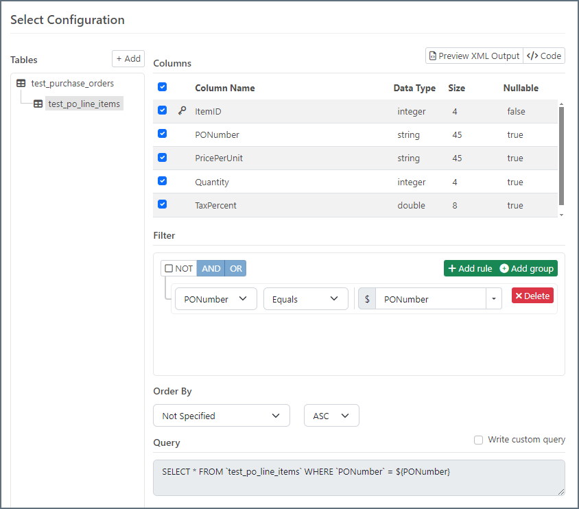 MySQL Select configuration with full parent-child relationship