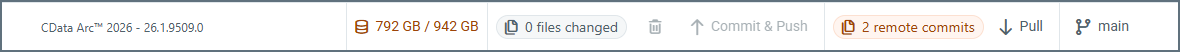 Pull remote commits preview