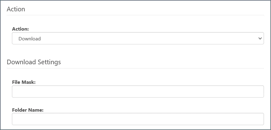 Salesforce Download configuration