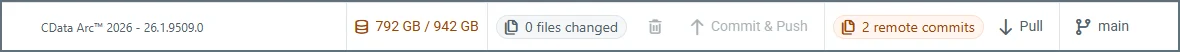 Pull remote commits preview