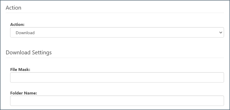 Salesforce Download configuration