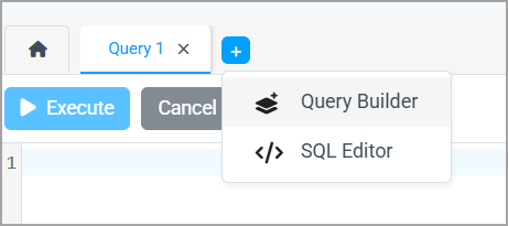 Add query builder tab