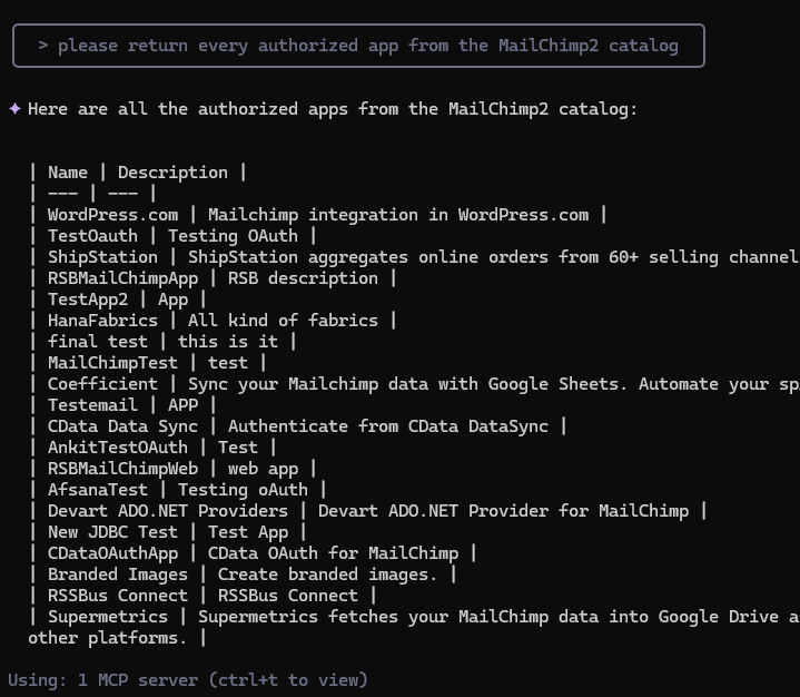 Gemini Client Prompt
