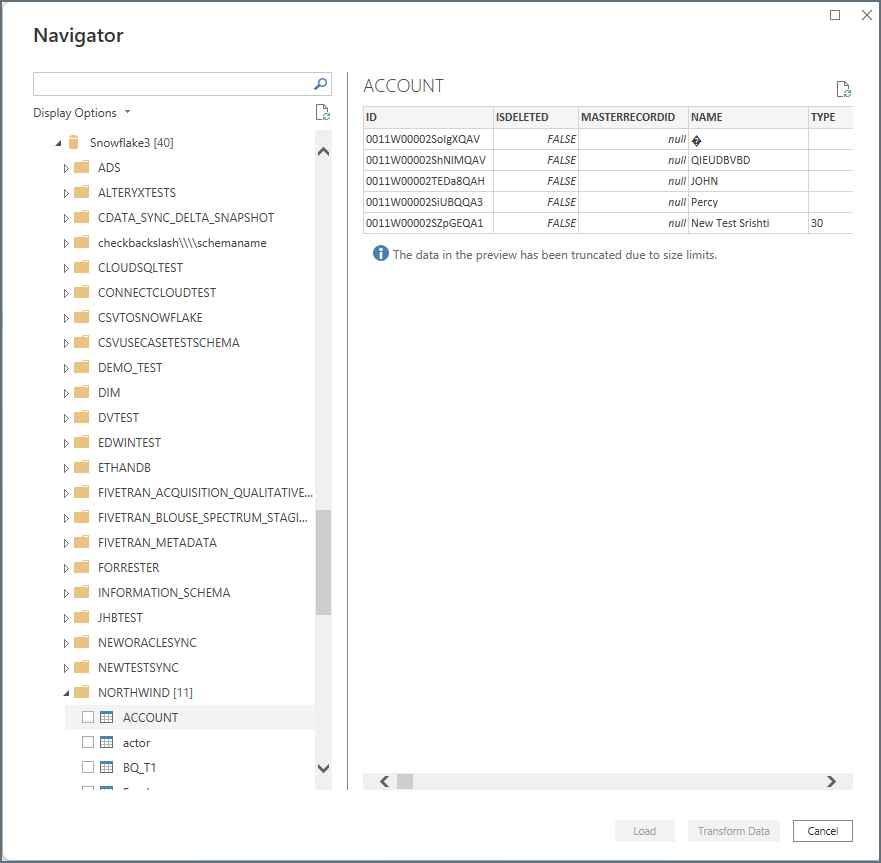 Power BI Desktop Navigator Hierarchy
