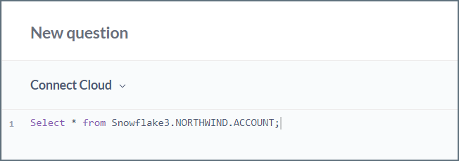 Metabase client query